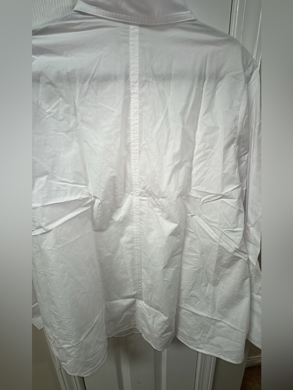 Banana Republic NWT white shirt pit to pit 25 (mic41) - Picture 7 of 9